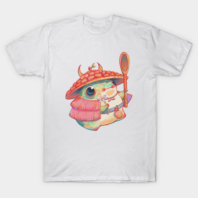 Spoon Samurai T-Shirt by Lucracia Ray